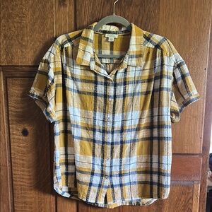 Sundance Yellow Button Down Shirt